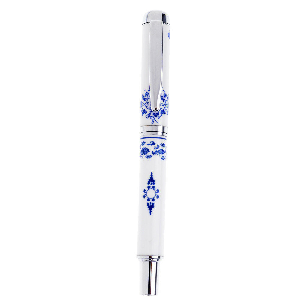 0.5mm Nib Blue and White Porcelain Fountain Pen Gift Writing Tool/Ink Pens