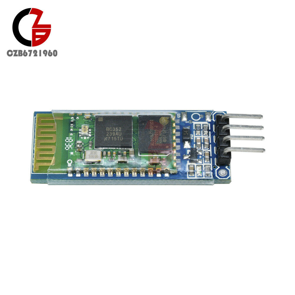 HC-06 RS232 Wireless Serial 4 Pin Bluetooth RF Transceiver Module With Backplane