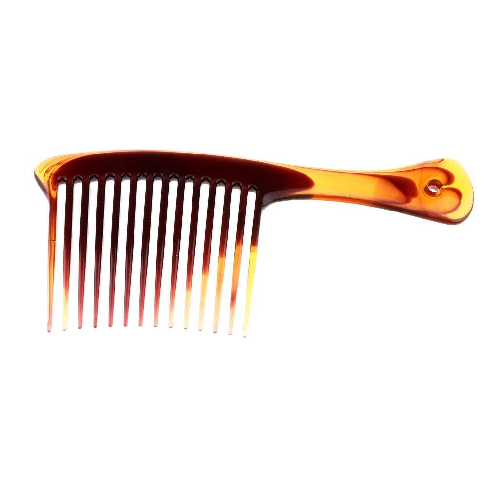 Large Tooth Detangling Comb for Wet or Dry Hair - Wide Teeth Shampoo Comb  -