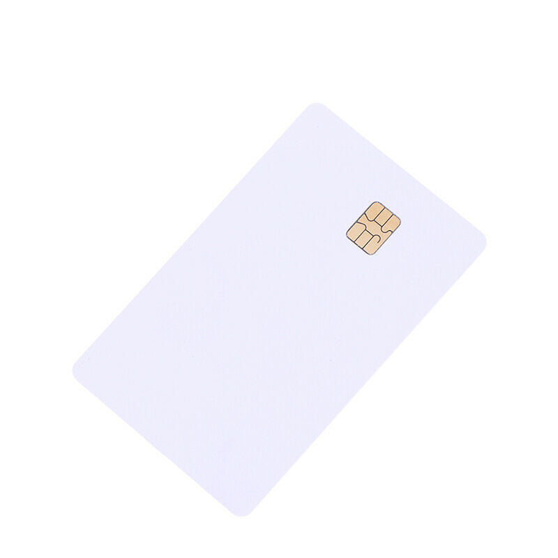 10Pcs SLE 4442 Chip With Hico Magnetic Stripe Contact IC Card 2 in 1 Blank C Kt