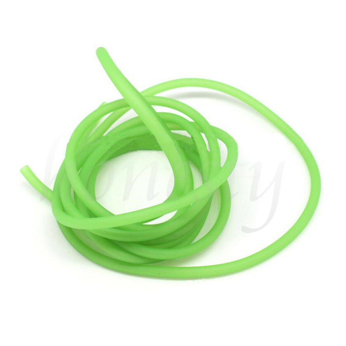 2mm Diameter Silicone Light Luminous Line Glow Tubing Fishing Wire Rope Green 2M