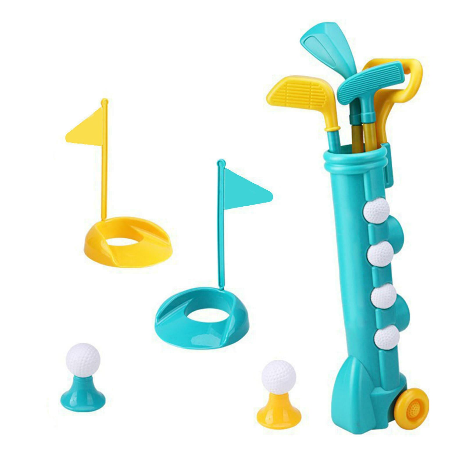 Practicing Kids Golf Clubs Funny Safe 1 Set Mini for Traveling Garden Boys