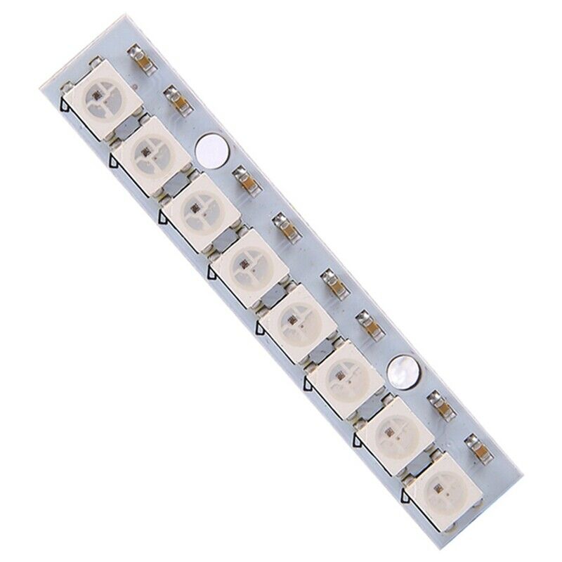 8 x WS2812B 5050 RGB Driving LED Lights Board Strip Built-in Full-Color For NAQ4