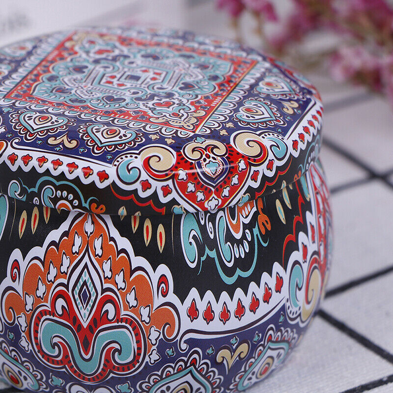 Natural Scented Candle Empty box Tin Can Home Decoration Outdoor Candy Gi.l8