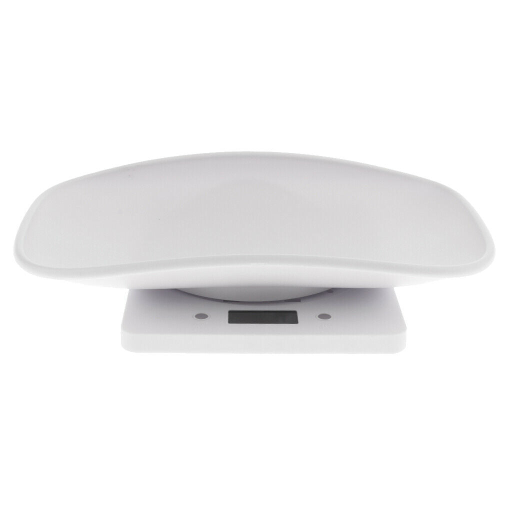 Pet Scale, Digital Baby Scale, LCD Display, with Comfortable Curving Platform &