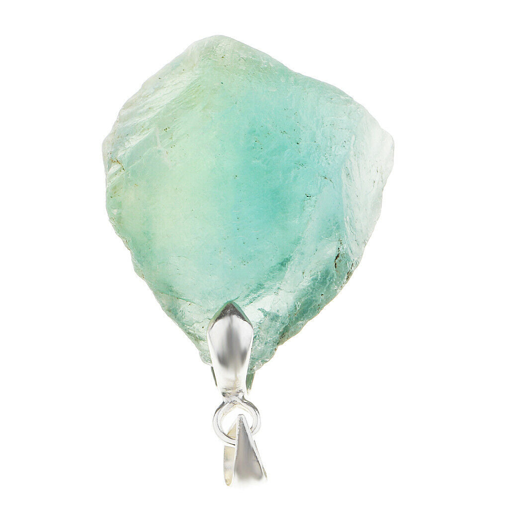 Green Blue Fluorite Pendant Crystal Pendant Blessing Lucky Pendant Girl Gift