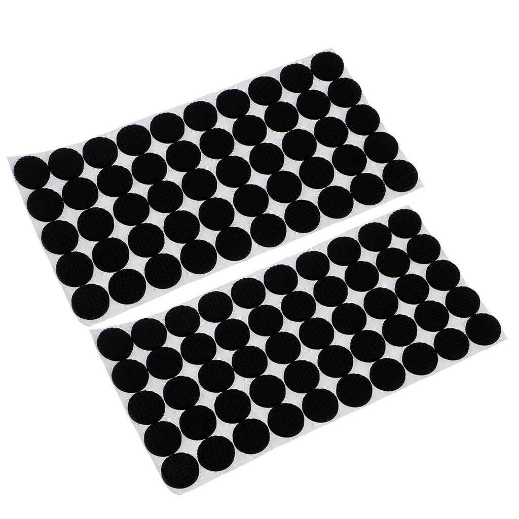 100pcs 20mm Round Sticky Rubber Anti-skid Foam Pad Furniture Floor Protector