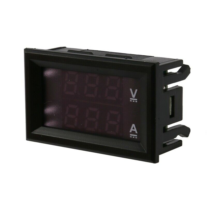 Digital Voltage Meter Dc100V 10A Voltmeter Ammeter Blue+Red Led Amp Dual L9R1R1