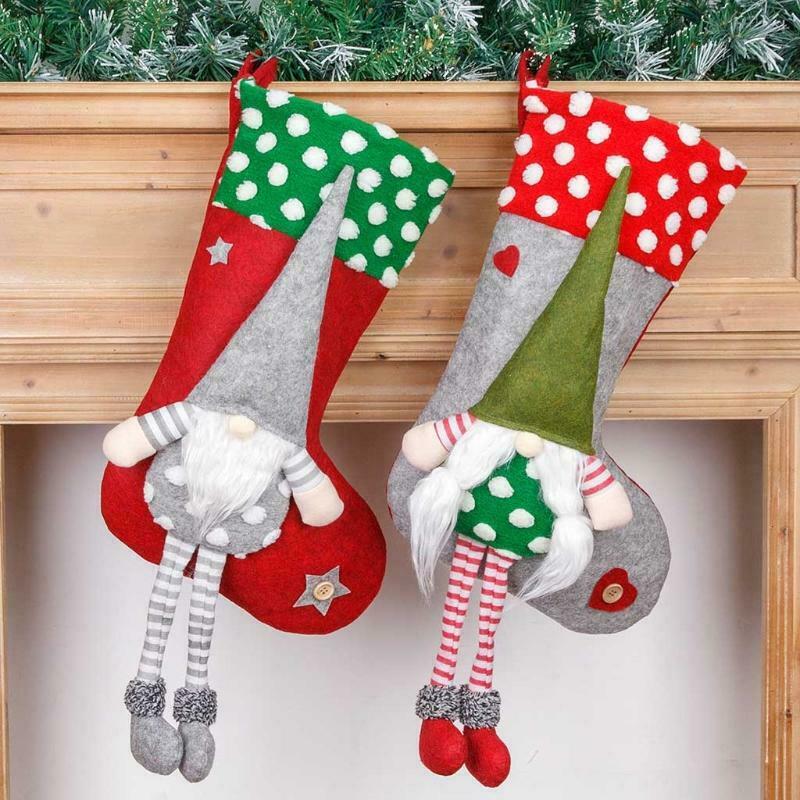 Dwarf Gnome Pattern Christmas Tree Stock Decoration Pendant Decor Home Ornaments
