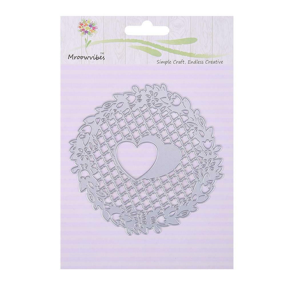 Love Heart Hollow Metal Cutting Dies Cut Stencil DIY Scrapbook Album Craft @