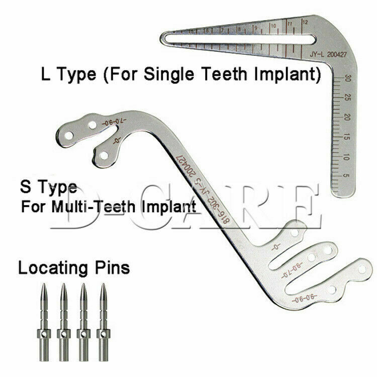 Dental Implant Instruments Surgical Drill Guide Locator Depth Parallel Pin Gauge