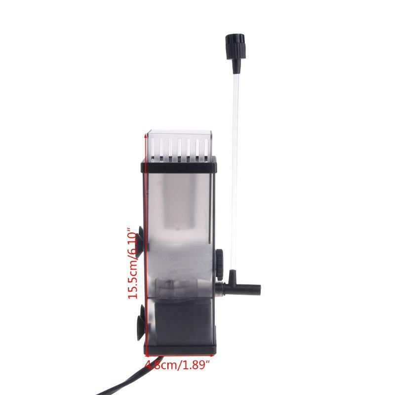 5W Oil Film Remover Water Protein Surface Skimmer Filter For Fish Tank Aquarium
