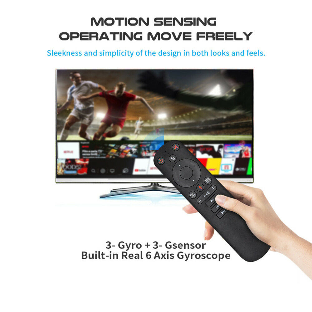 Wireless Fly Air Mouse IR Learning 2.4GHz Smart Voice Remote Control for TV Box