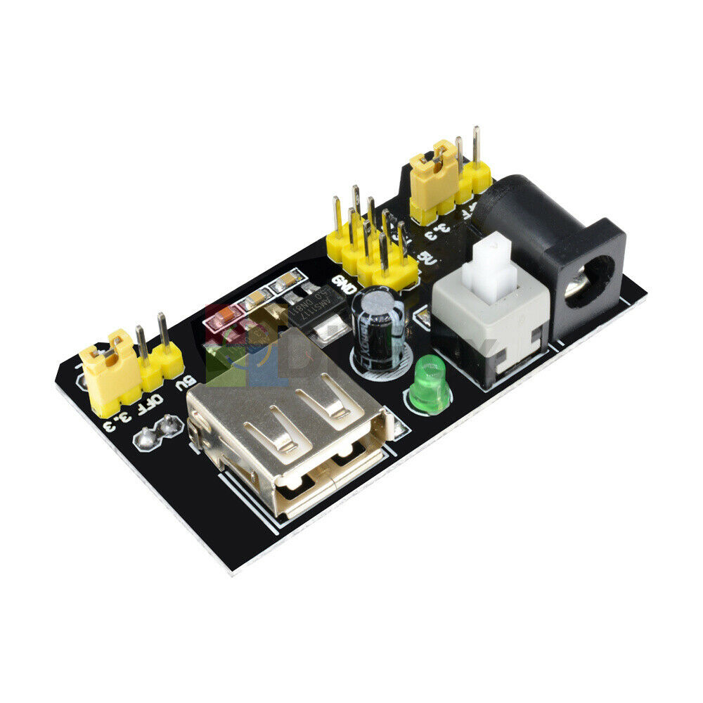 10PCS Solderless MB102 Breadboard Power Supply Module 3.3V 5V For Arduino