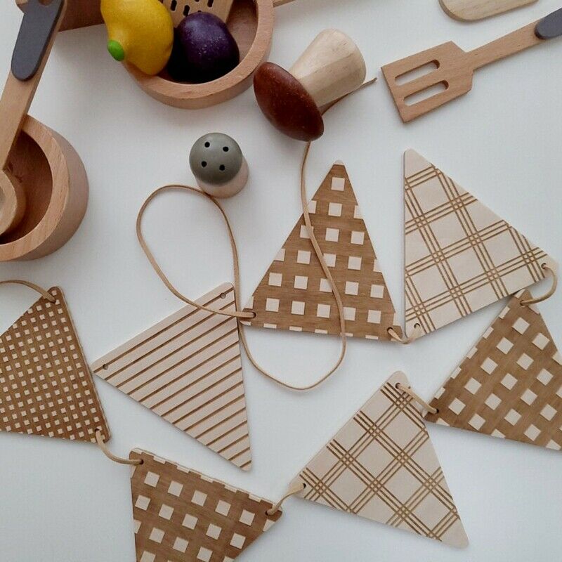 Forests Wooden Banners Baby Shower Decorations Birtay Party Decorations WoodW2G2
