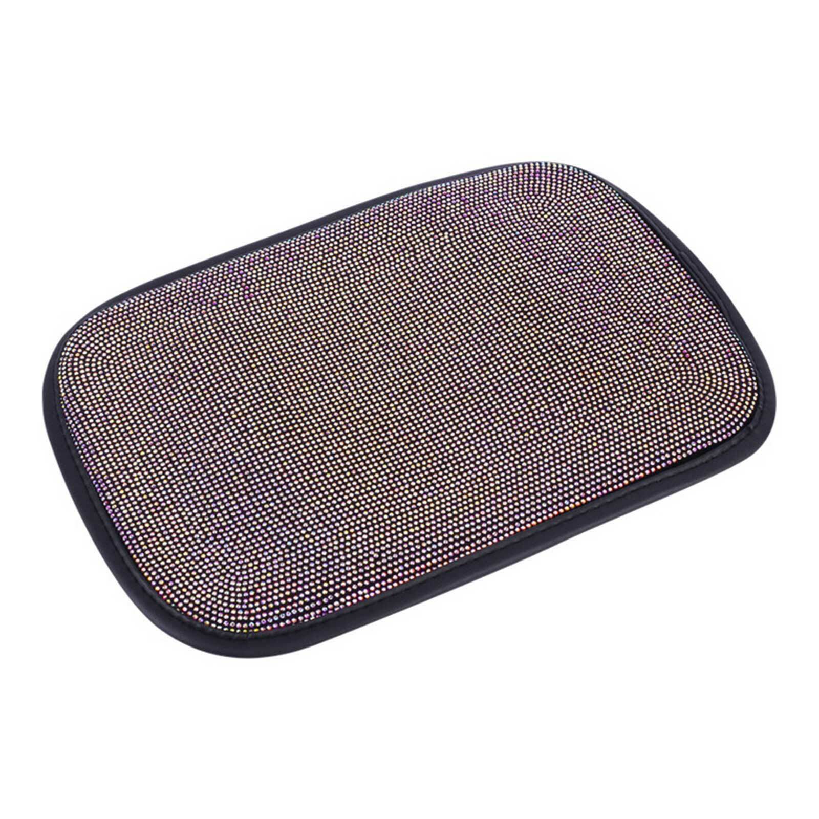 Car Armrest Pad Cover Center Console Box Cushion Mat Fancy Diamond For Women CN