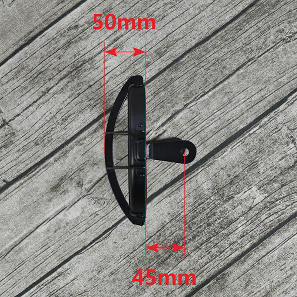 5.75 inch Black CNC Aluminum Motorcycle Bullet Headlight Grill Cover