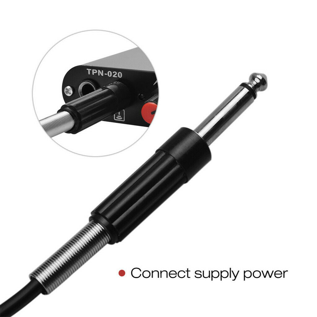 Stainless steel Tattoo Foot Pedal Switch with Cords For Tattoo Power Green