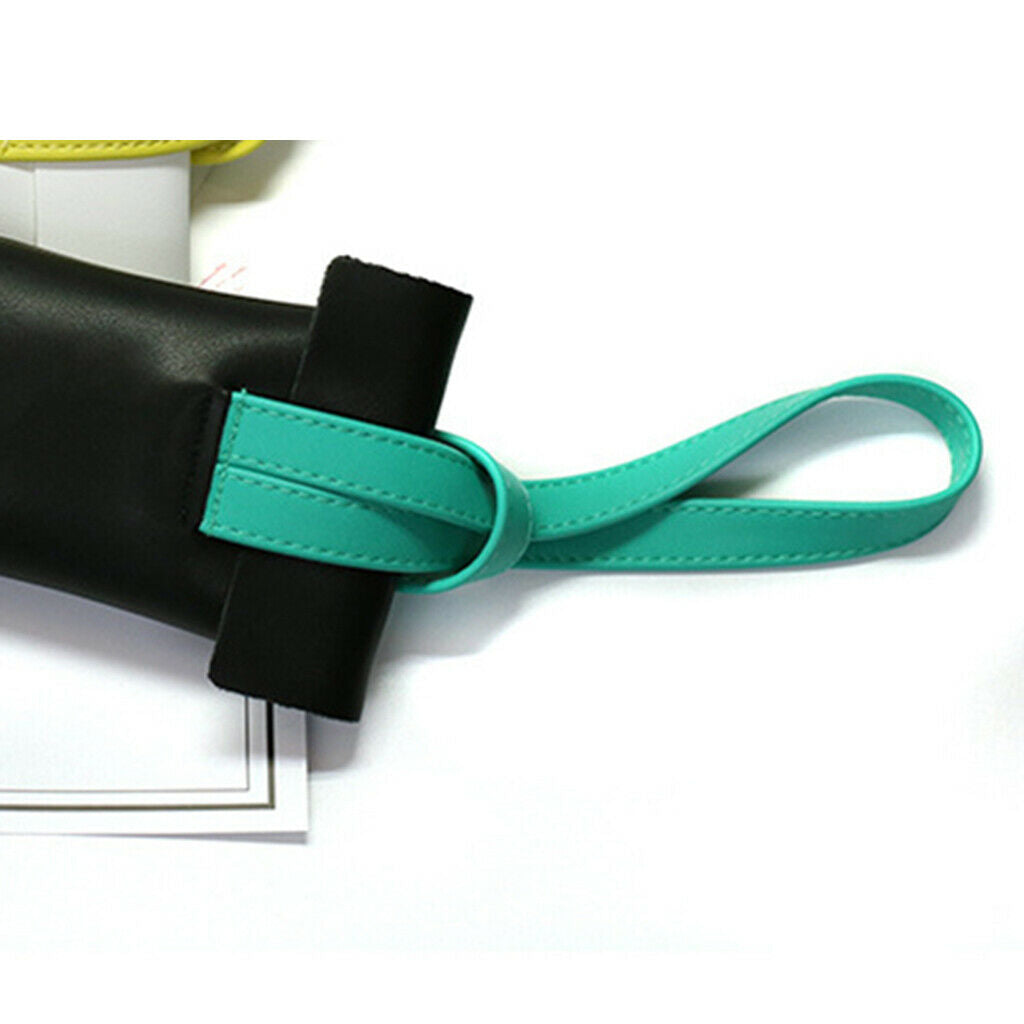 Eyeglasses Case Pouch Carrying Protective Holder with Handle Green