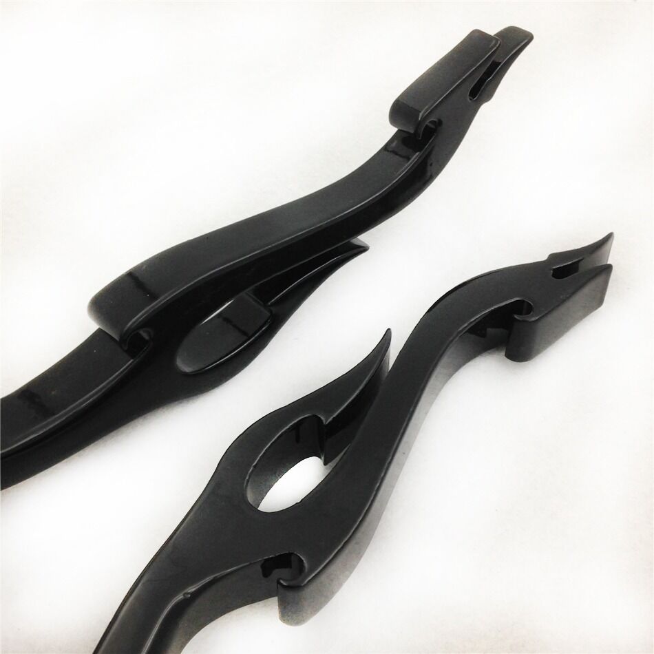 For Kawasaki NINJA ZX6R ZX10R Z750R Z1000 1000 Tourer Brake Clutch Flame Lever