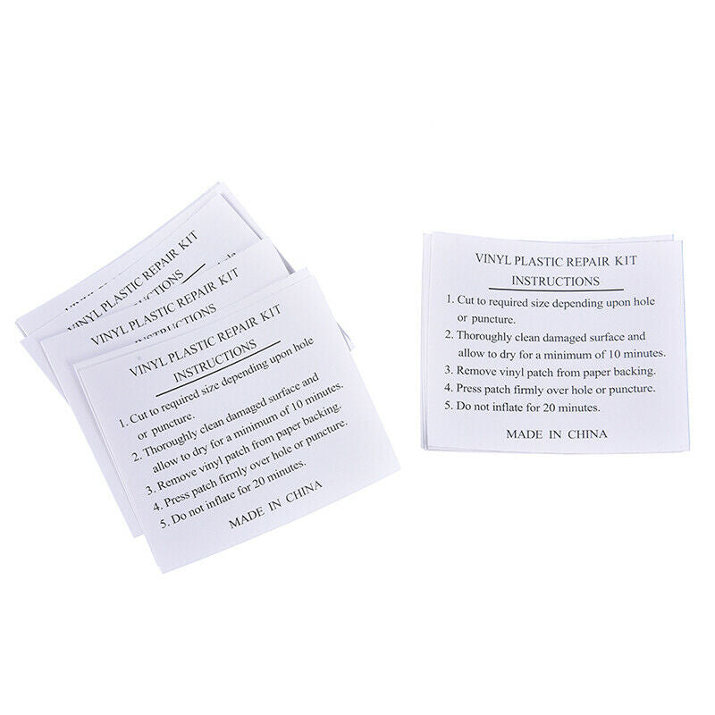 10 x PVC Repair Adhesive Patch Inflatable Swimming Float Air Bed Patch.l8