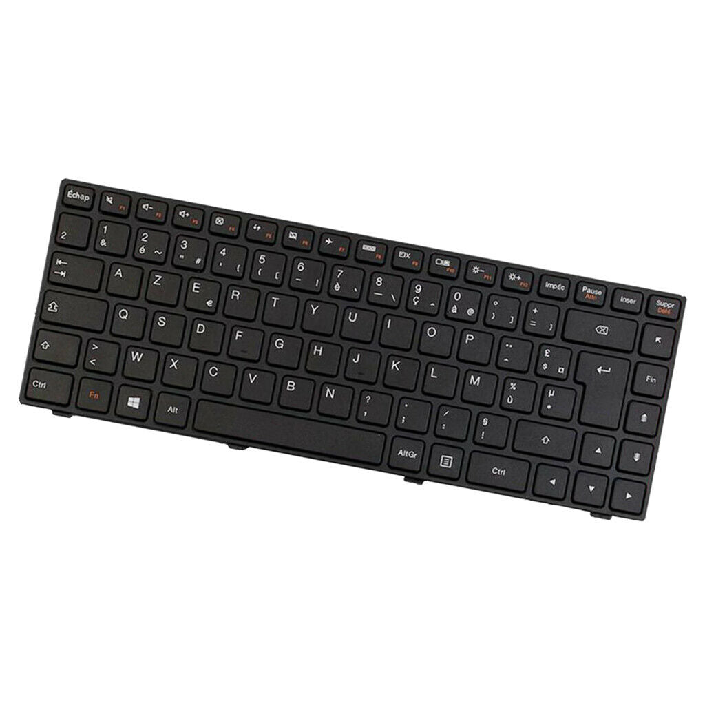Laptop Keyboard FR Layout Compatible for Lenovo IdeaPad 100-14IBY Black