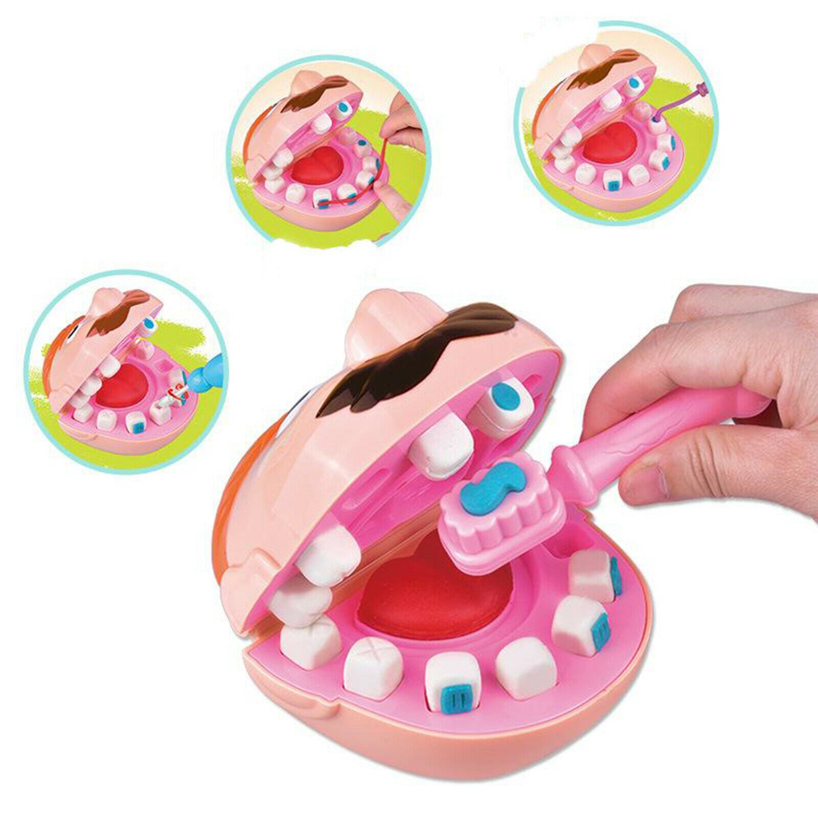 Kids Dentist Pretend Role Toys Doctor Kit Playset for Kids Early Development