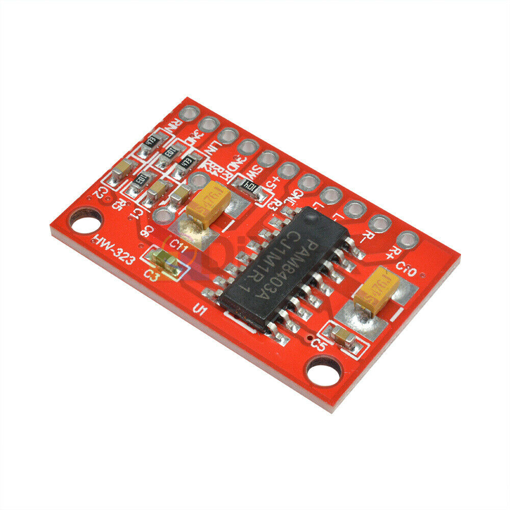 5pcs Dual Channels 3W PAM8403 Class Audio Amplifier USB 5V Power Supply Arduino