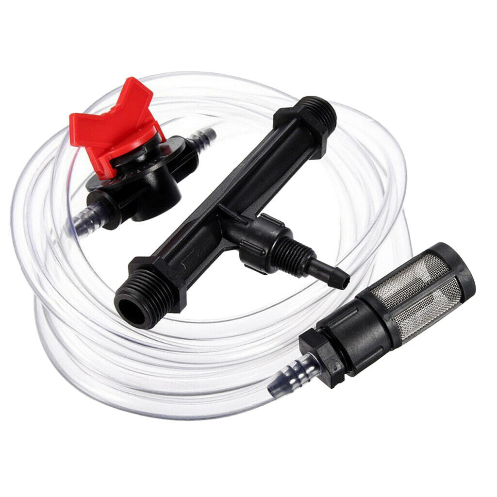 Irrigation Venturi Fertilizer Injectors Garden Device Switch Filter Kit Tube