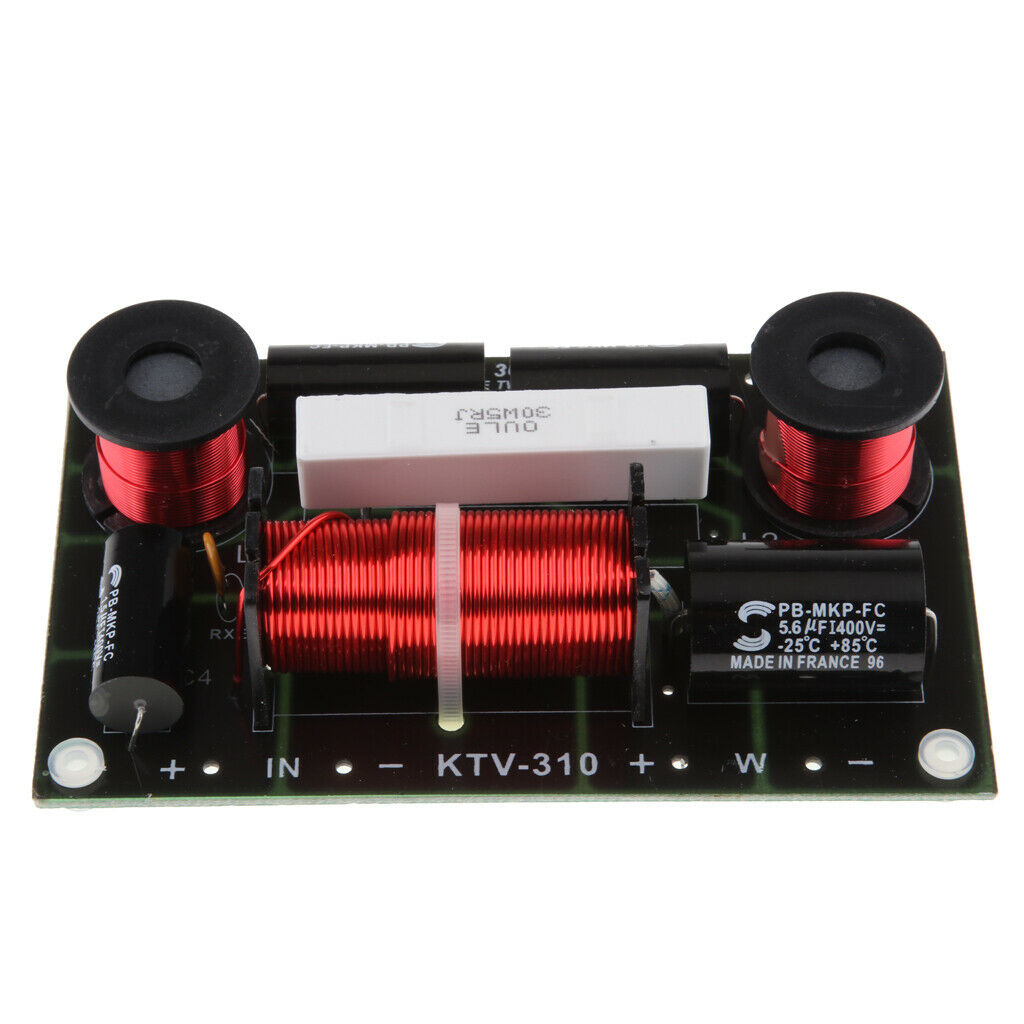 600W 2 Way High-Low Hifi Speaker Frequency Divider Audio Crossover