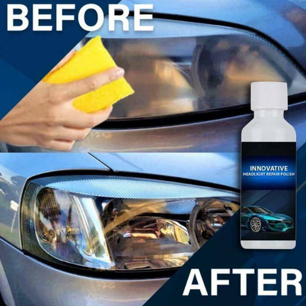 Headlight Renewal Polish Car Repair Kit Headlight Repair Liquid Cleaning New~