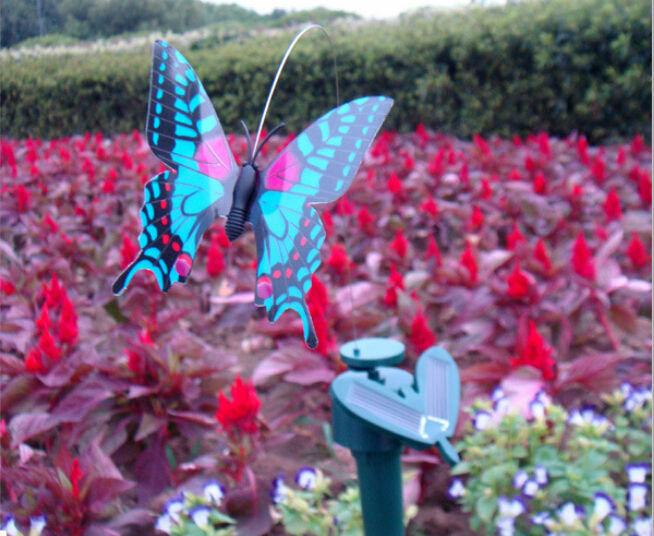 Solar Power Vibration Dancing Butterflies Flying Solar Garden Outdoor Decoration