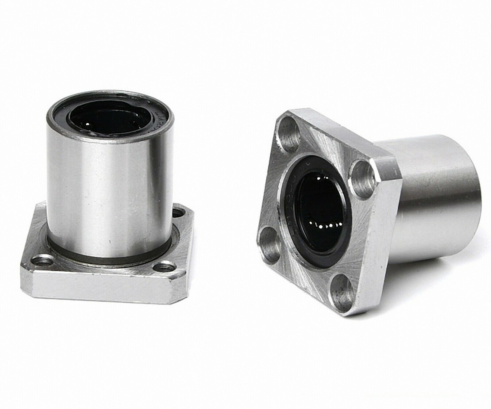 10Pcs LMK12UU Square Flange Type Linear Bearing Ball Bushing 12x21x30mm [M_M_S]