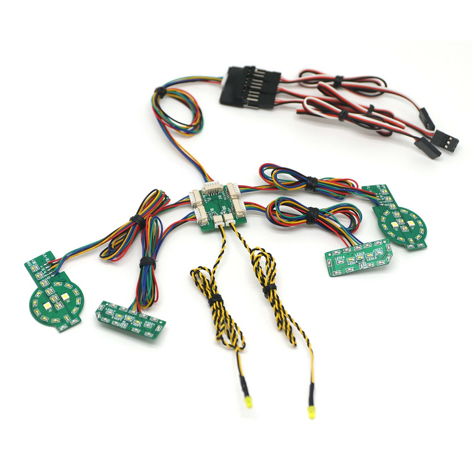 Simulation Lights Group Linkage Lights Parts for T4 Ford Bronco Crawler Car