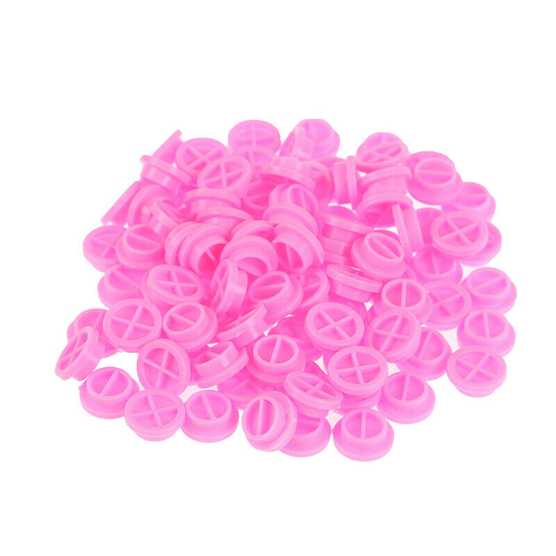 100Pcs Adhesive Stand Eyelash Extension Glue Holder Grafting Blossom Cup RiDD