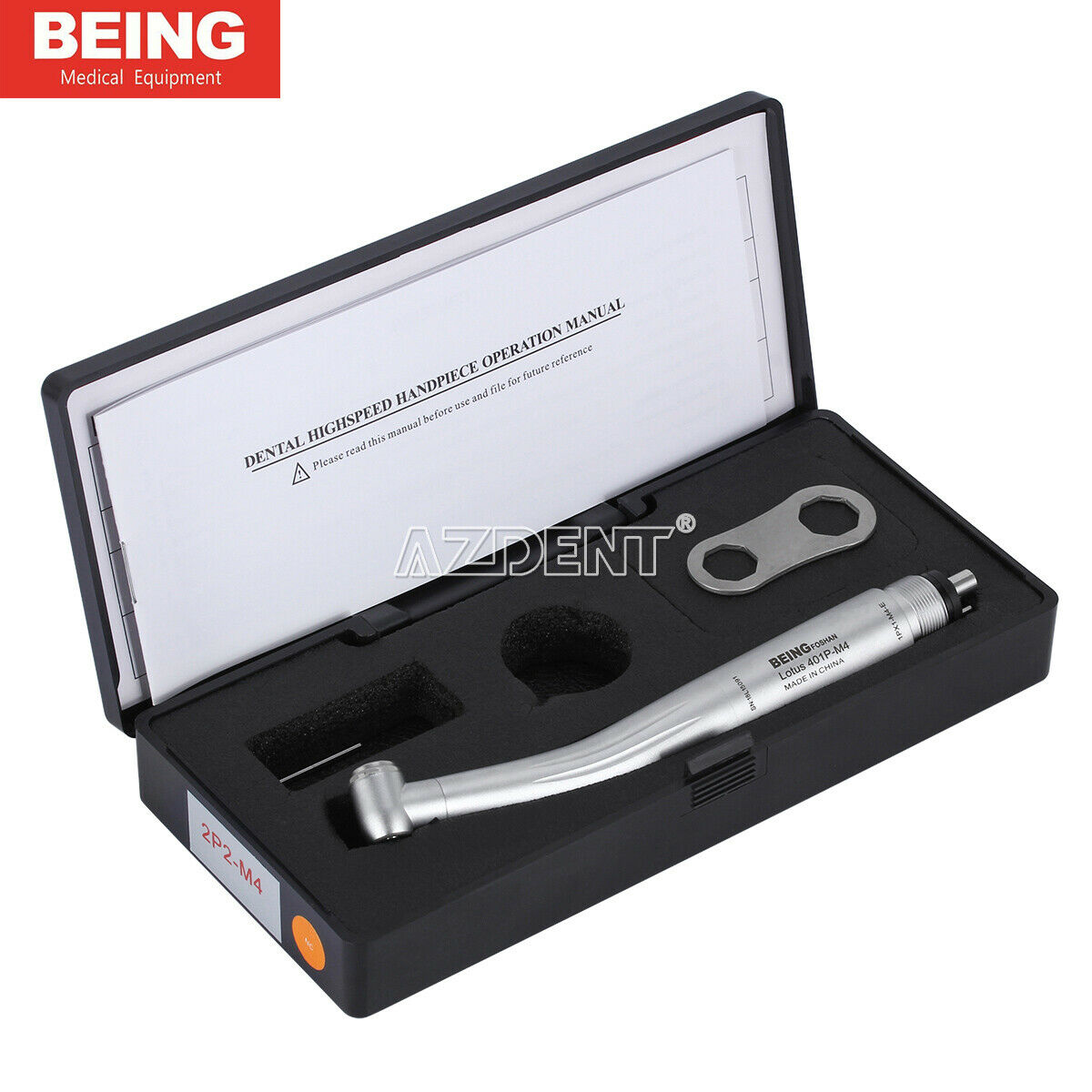 1X BEING Dental High Speed Handpiece Standard E generator LED Self Power Turbine