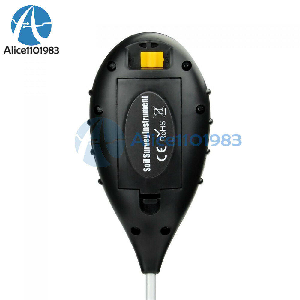 4 In 1 LCD Digital Soil Moisture Humidity Temperature Sunlight PH Tester Meter