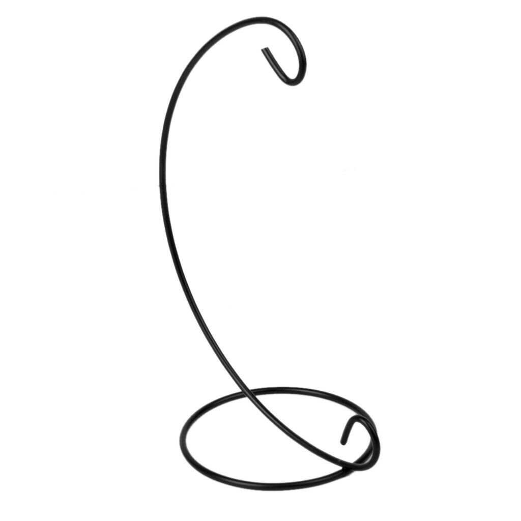 Glass Vase Hanging Ball Shape + Iron Plant Support Plant Holder Hanging Holder