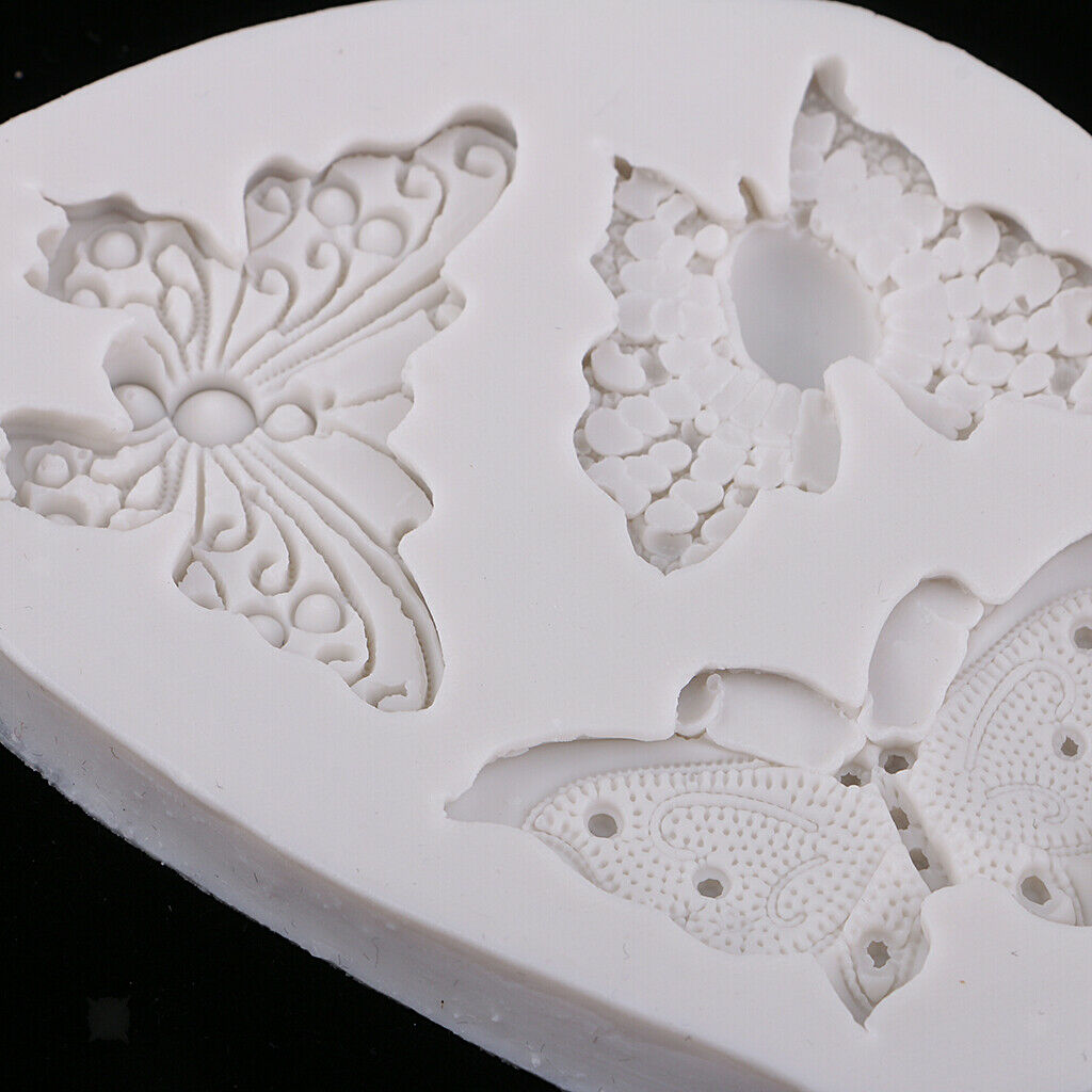 Butterfly Shape Silicone Molds Fondant Cake Decorating Tools Candy Clay Mold