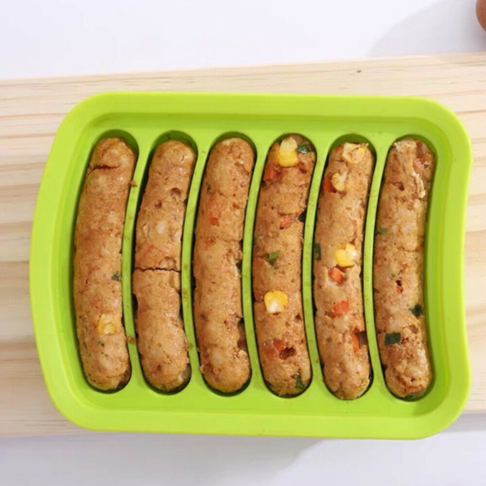 1Pcs Silicone Sausage Making Mold Hot Dog Maker Mould DIY Kitchen Tools