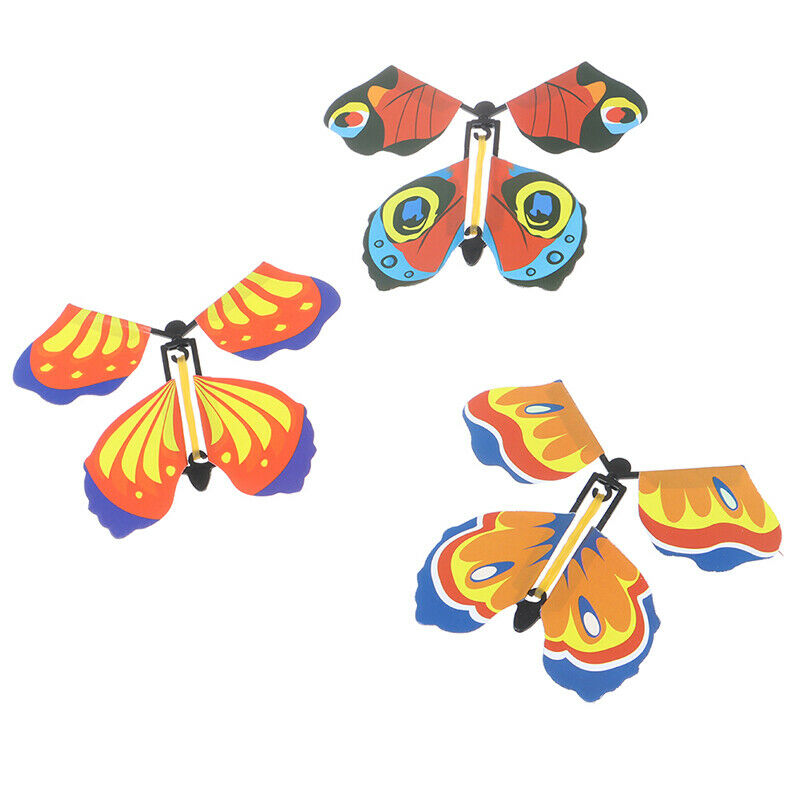 5Pcs Magic Flying Out Butterfly Surprise Magic Props Mystical Trick Toys Lt