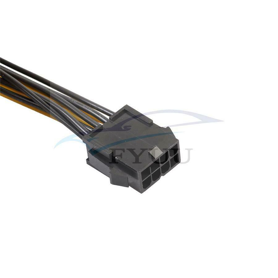 10Pcs PCI-Express PCIE 8 Pin to Dual 8 (6+2) Pin Adapter Power Supply Cable 30cm