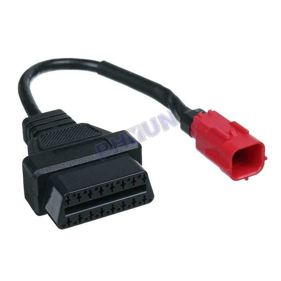 For Suzuki GSX-R GSX-S DL SV 650 OBDII 6 Pin To OBD2 Diagnostic Adapter Harness