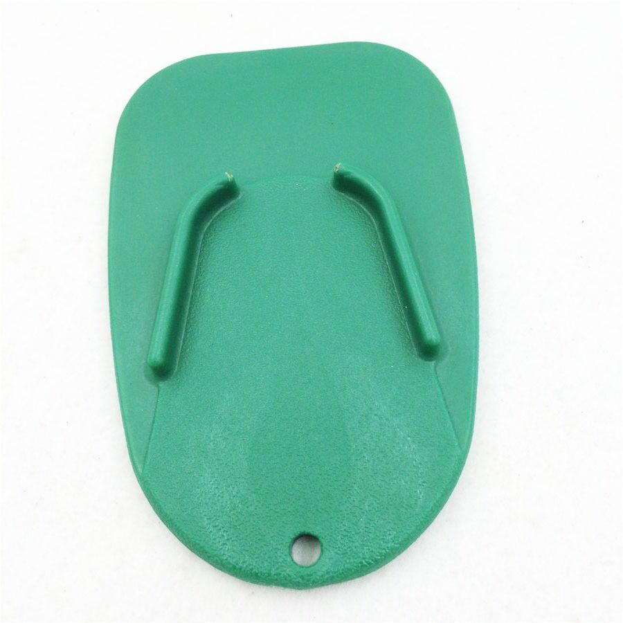 Green kickstand plate pad Universal fit for Universal motorcycle 5"x3.2"
