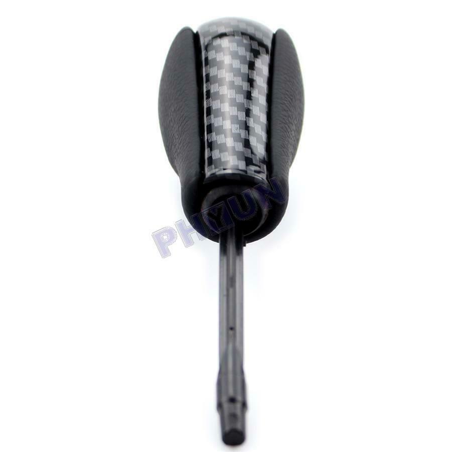 Car Automatic Shift Gear Knob Stick Handle CarbonFiber Look for BMW 3 5 7 Series