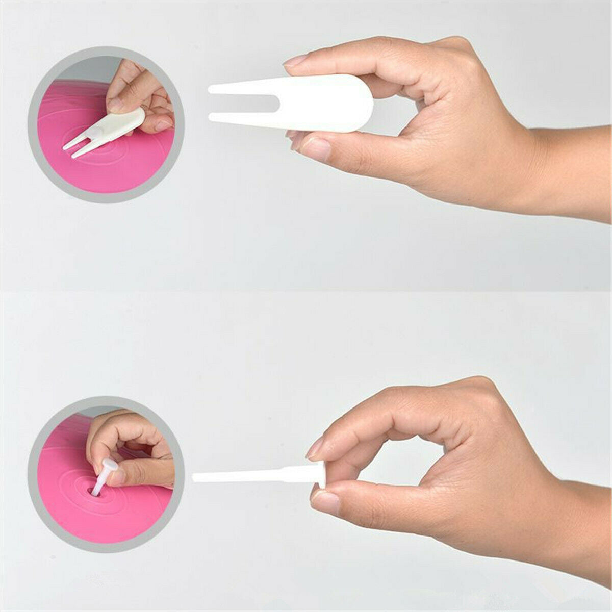1 Set Fitness Exercise Sport Inflatable Yoga Ball Air Stopper Plug Puller Pump