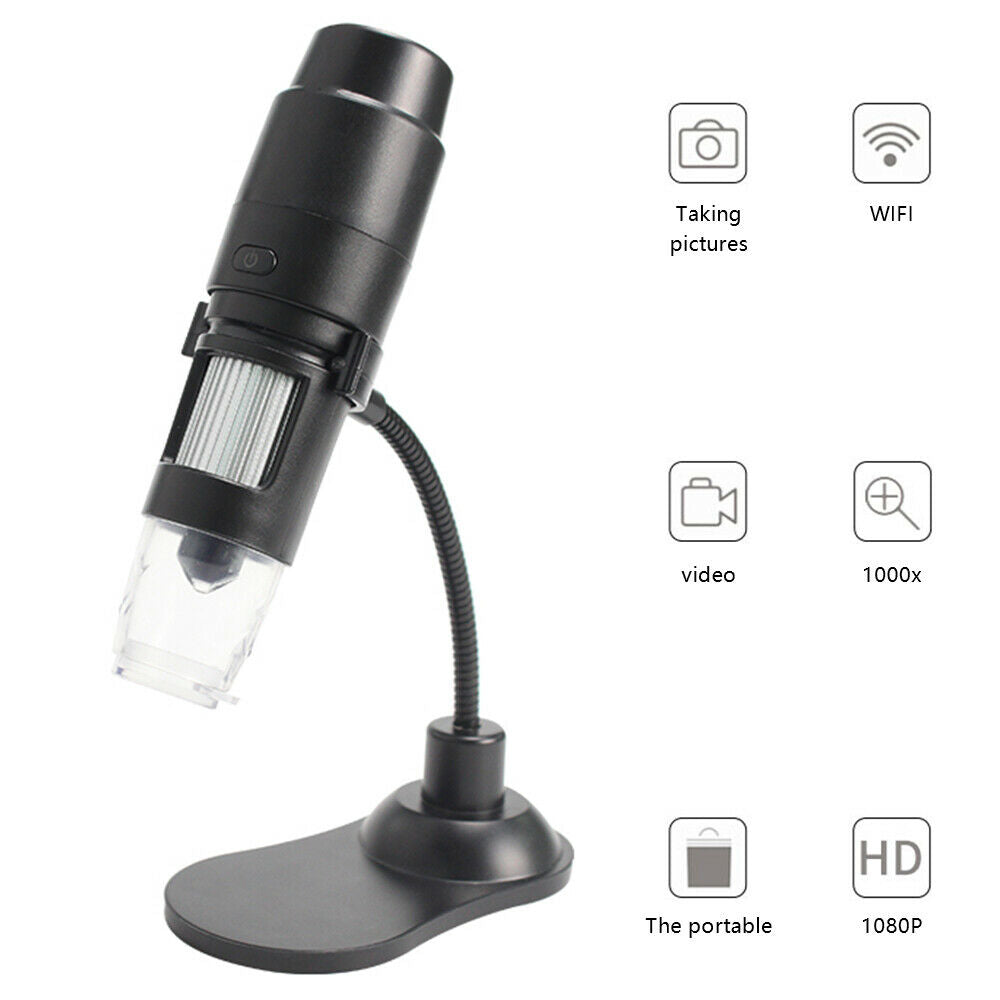 Wifi Wireless Digital Display Electronic Microscope HD Magnifying Glass LIN