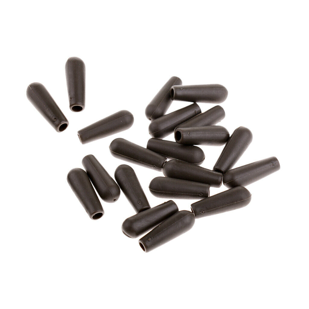 20pcs Carp Fishing Chod Buffer Beads Shock Buffer Beads Rigs Lead Clip Carp