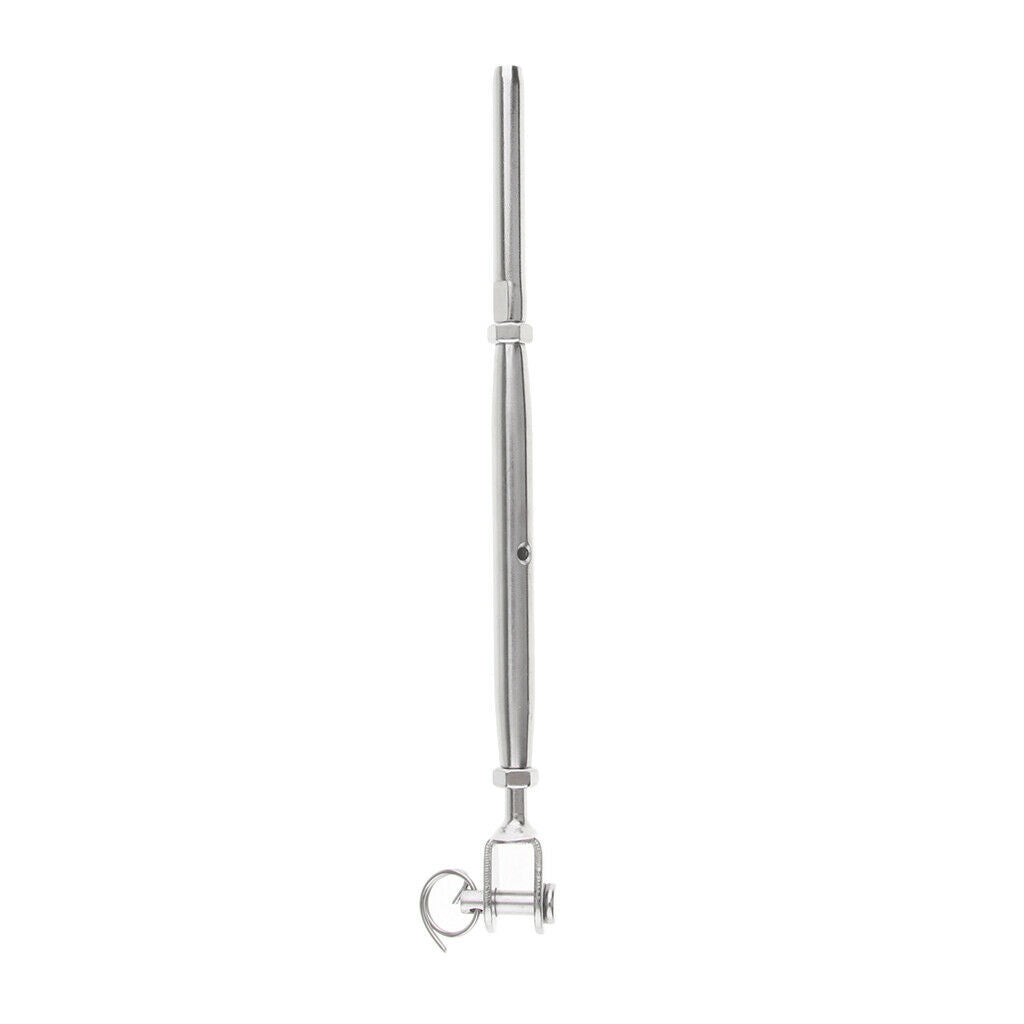 Stainless Turnbuckle Hand Swage Tensioner Cable Railing with Lag Screw M5
