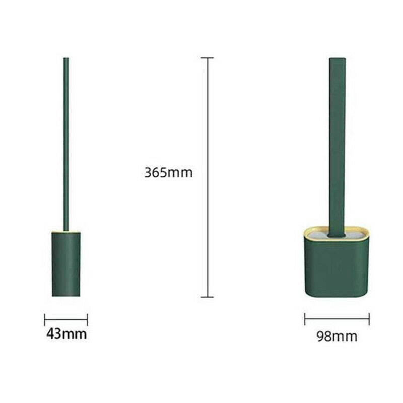 Shop-Story - Toilet Brush White: Brush Wc Hygienic Silicone Flexible